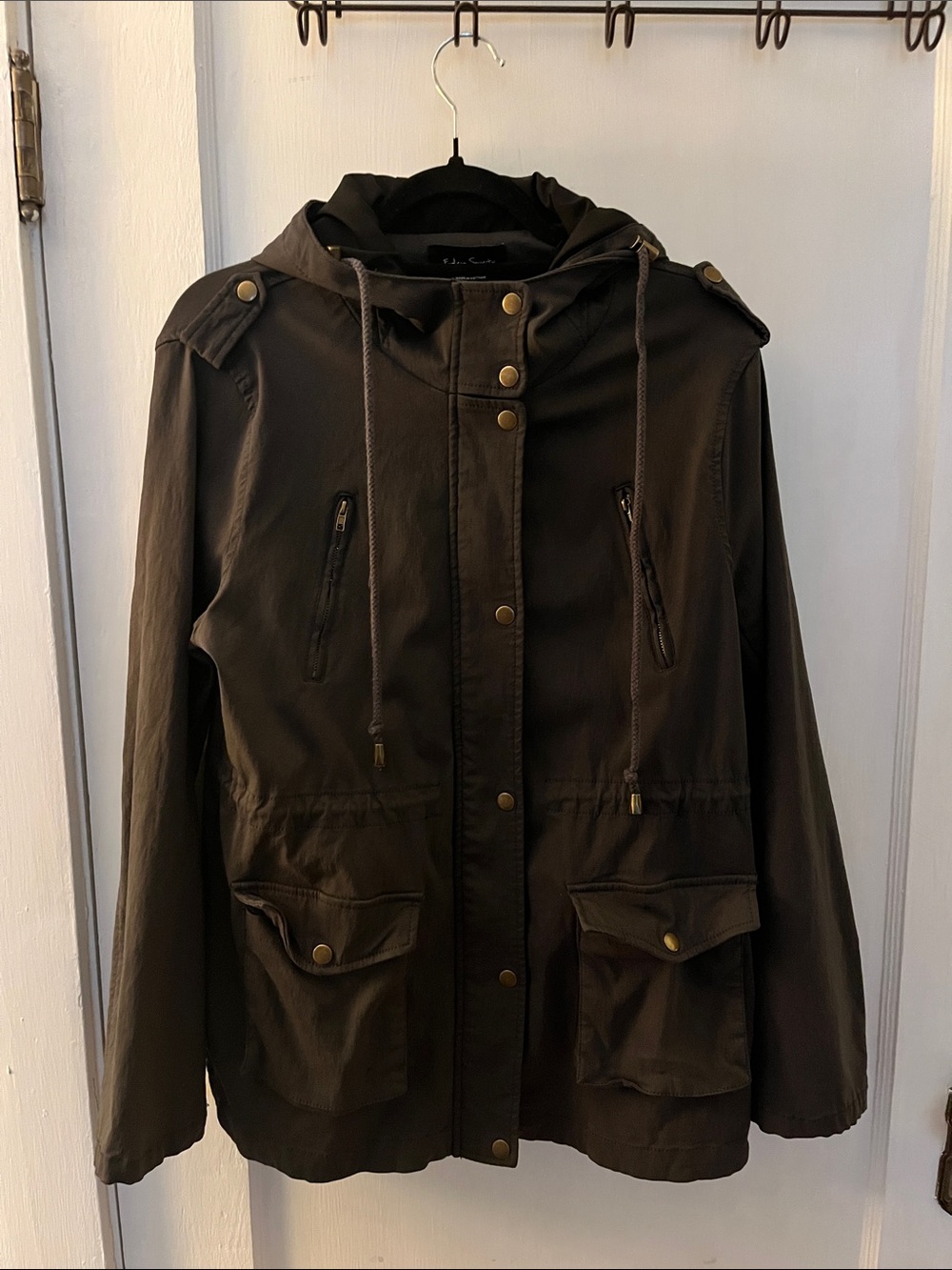 Eden Society Gray Hooded Jacket (Women’s XL)